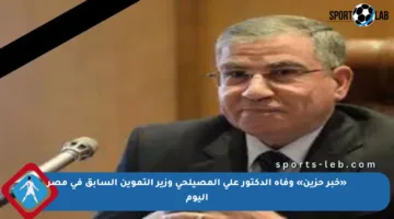 «خبر حزين» وفاة الدكتور علي المصيلحي وزير التموين السابق في مصر اليوم